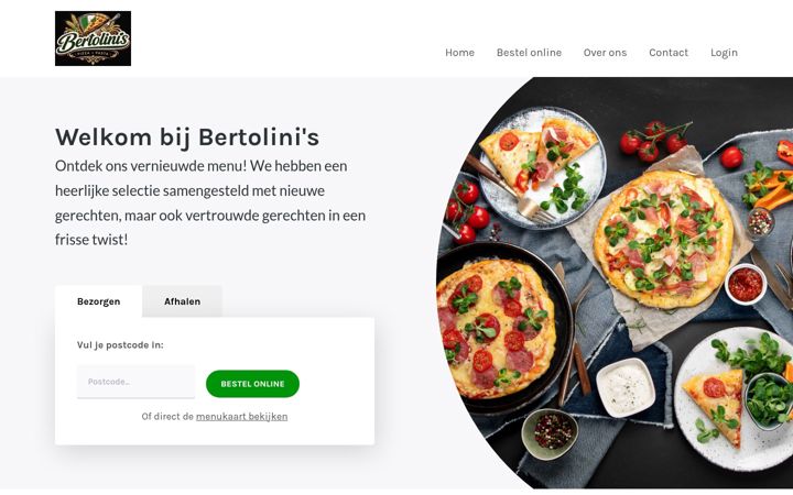 Screenshot of bertolinispizza.nl