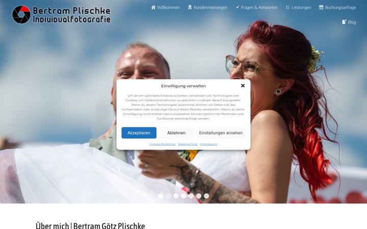 Screenshot of bertramplischke.de
