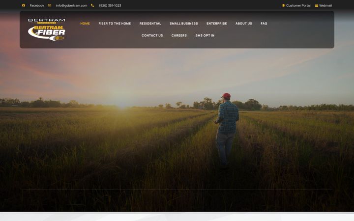 Screenshot of bertramwireless.com