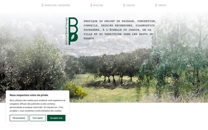 Screenshot of bertrand-benoit-paysage.fr
