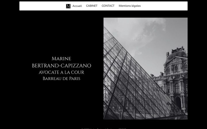 Snímek obrazovky bertrandcapizzano-avocat.fr