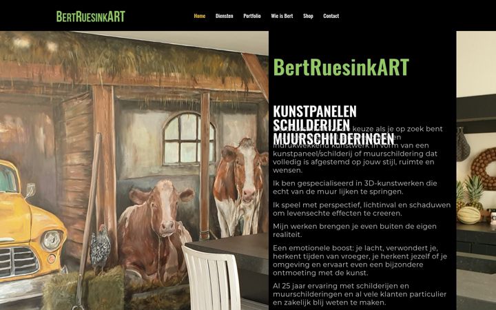 Screenshot of bertruesinkart.nl