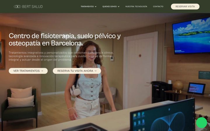 Posnetek zaslona bertsalud.com