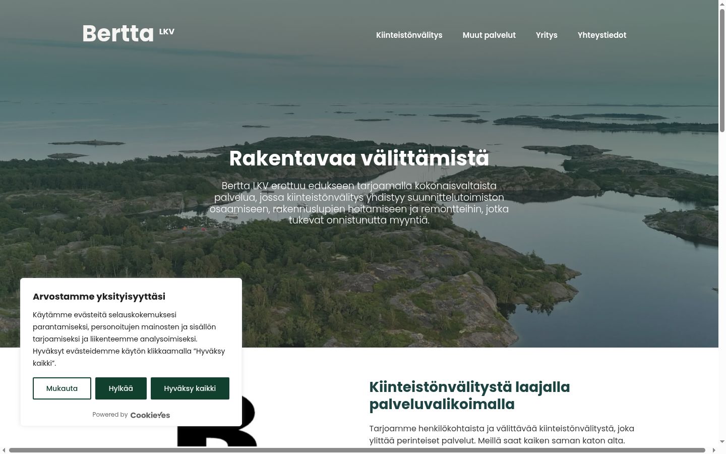 Snímka obrazovky banera súhlasu zobrazeného pred akoukoľvek interakciou