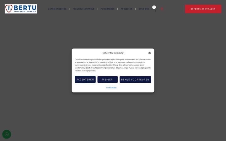 Screenshot of bertu-toegangstechniek.nl