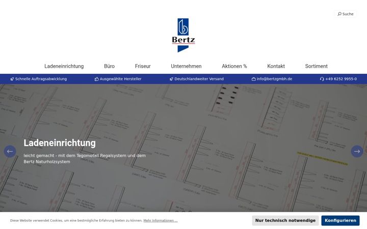 Screenshot of bertzgmbh.de