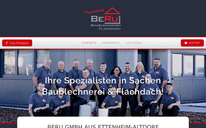 Screenshot of beru-gmbh.de
