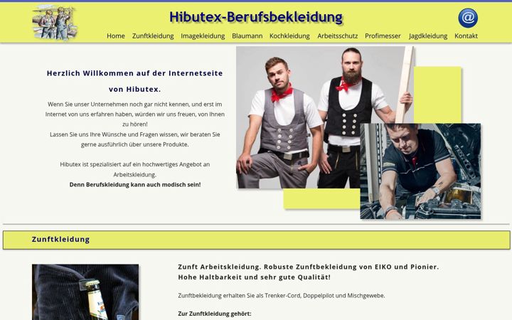 Екранна снимка на berufsbekleidung-parchim.de