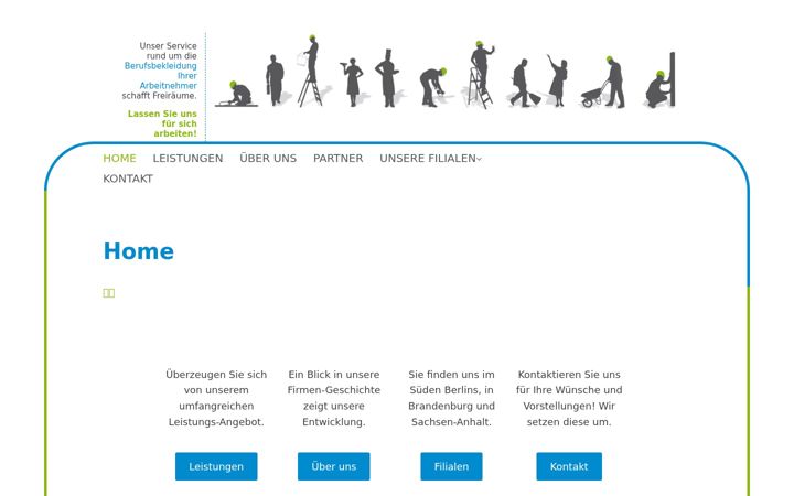 Screenshot of berufsbekleidung-walter.de