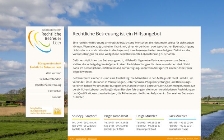 Screenshot of berufsbetreuer-leer.de