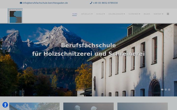 Screenshot of berufsfachschule-berchtesgaden.de