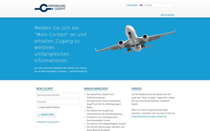 Screenshot of berufspiloten.de