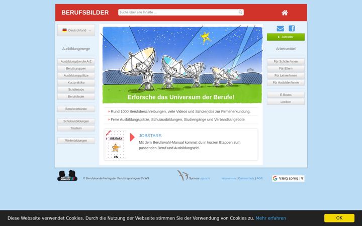 Screenshot of berufsreportagen.ch