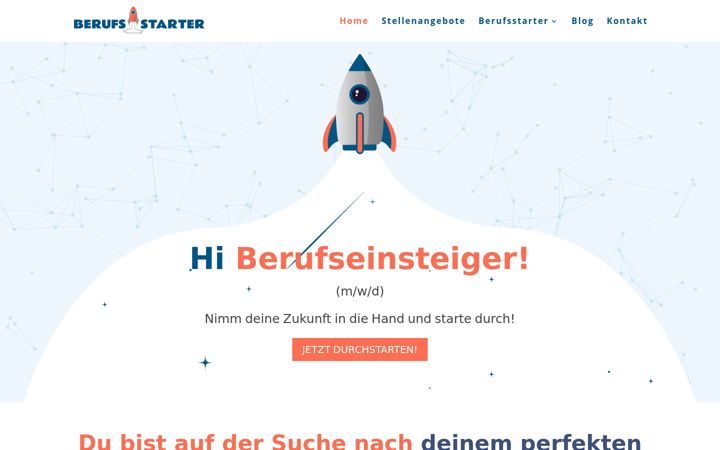 Screenshot of berufsstarter.eu