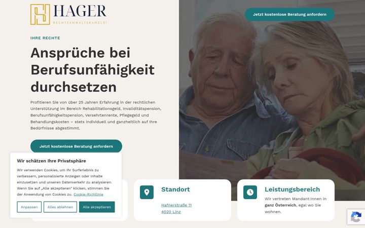 Screenshot of berufsunfaehigkeit-anwalt.at