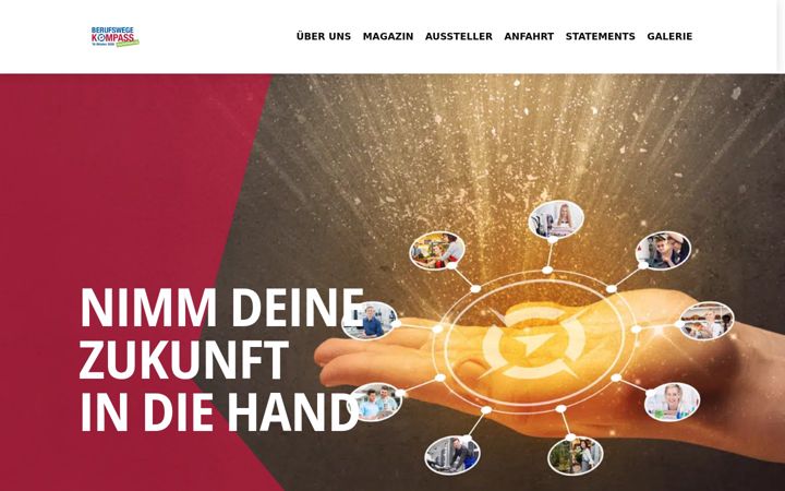 Screenshot of berufswegekompass.net