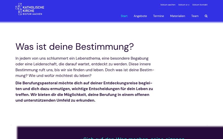 Screenshot of berufung-aachen.de