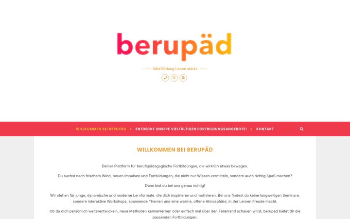Screenshot of berupaed.de