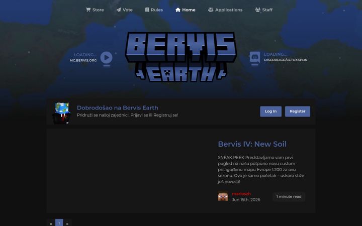 Screenshot of bervis.org