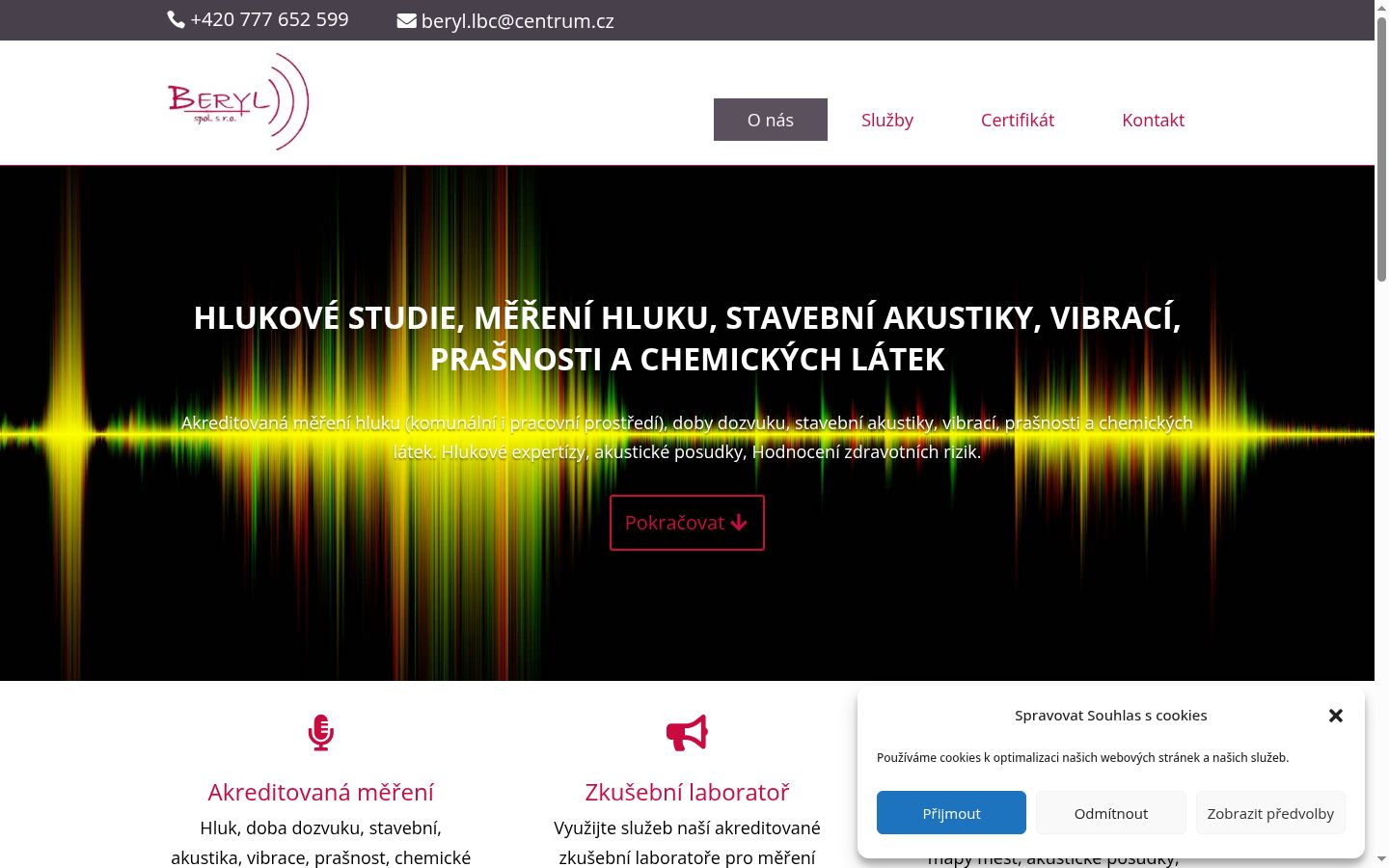 Snímka obrazovky banera súhlasu zobrazeného pred akoukoľvek interakciou