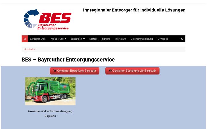Zrzut ekranu bes-umwelt.de
