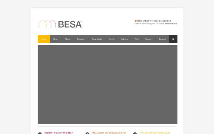 Screenshot of besa.de