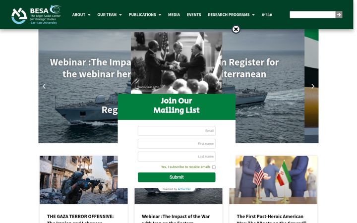 Screenshot of besacenter.org