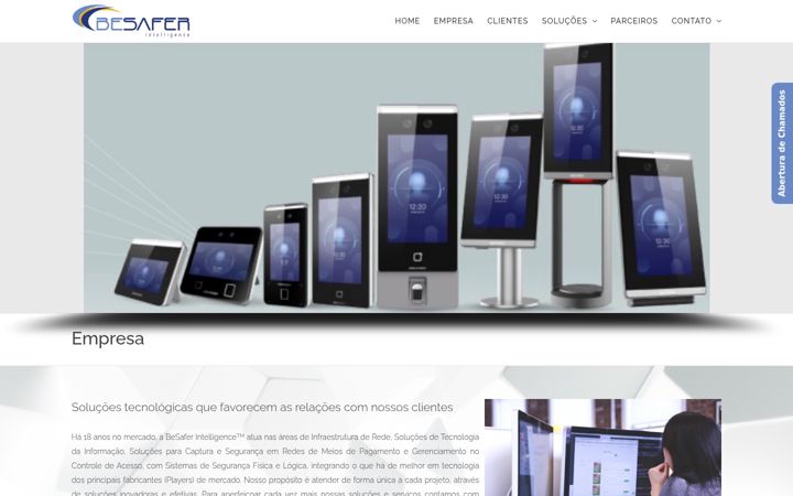 Screenshot of besafer.com.br
