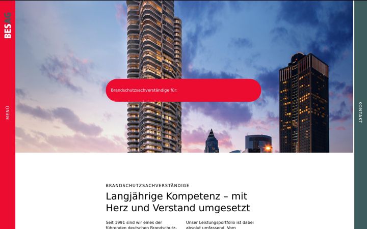 Screenshot of besag.de