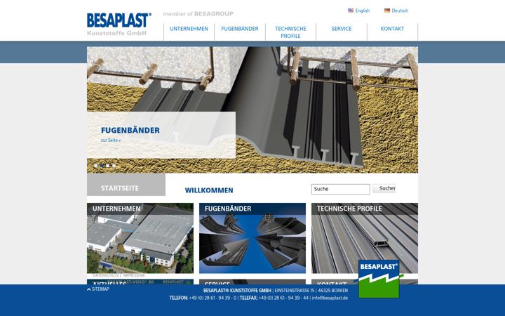 Zrzut ekranu besaplast.de