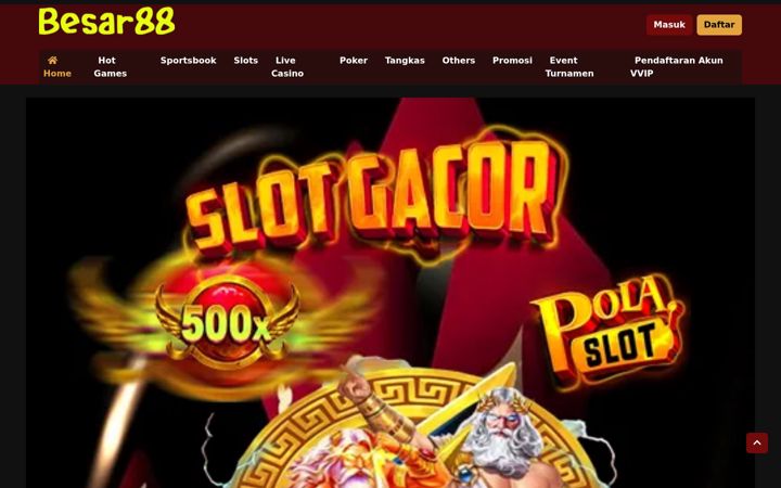 Screenshot of besar88slot.com