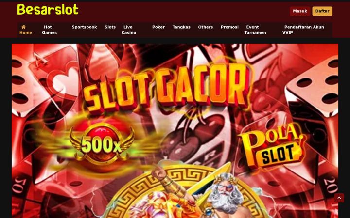 Screenshot of besarslot.net