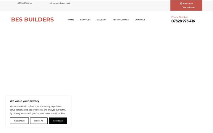 Screenshot of besbuilders.co.uk