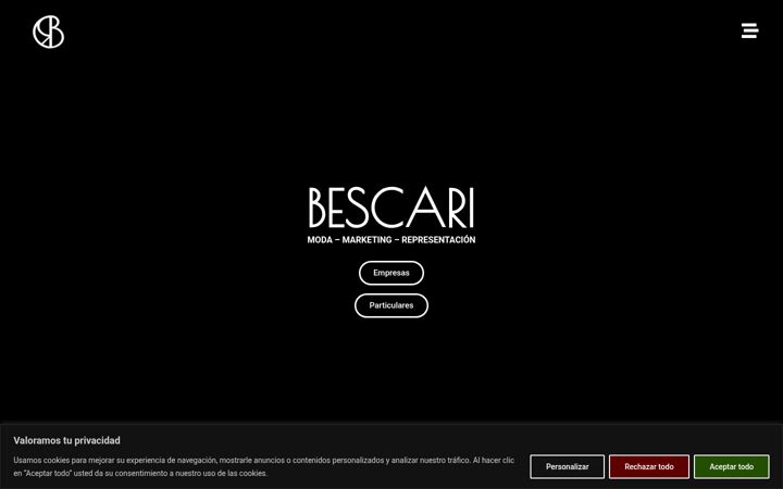 Screenshot of bescari.com
