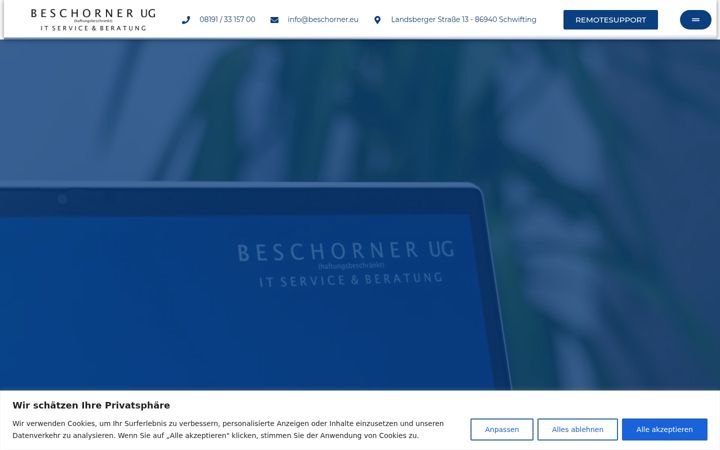Screenshot of beschorner.eu