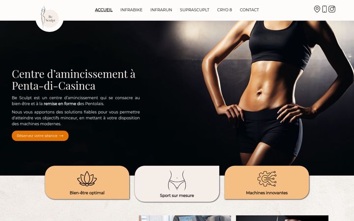 Screenshot of besculpt.fr