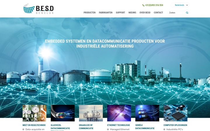 Screenshot of besd.nl