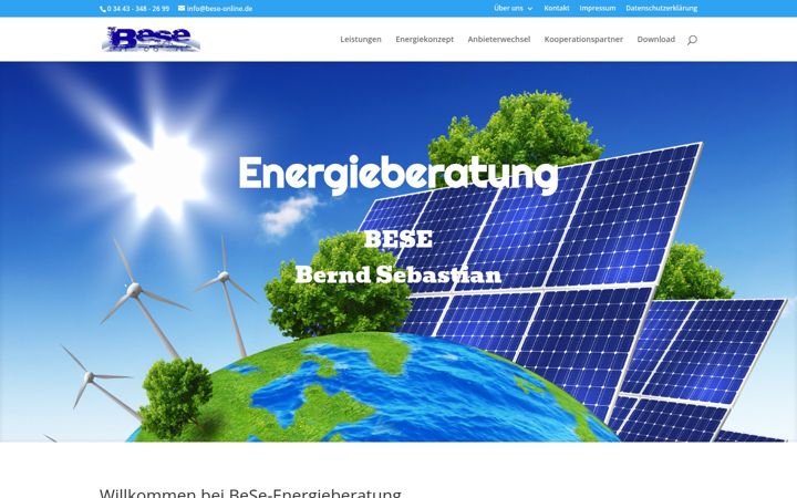 Skärmbild av bese-online.de