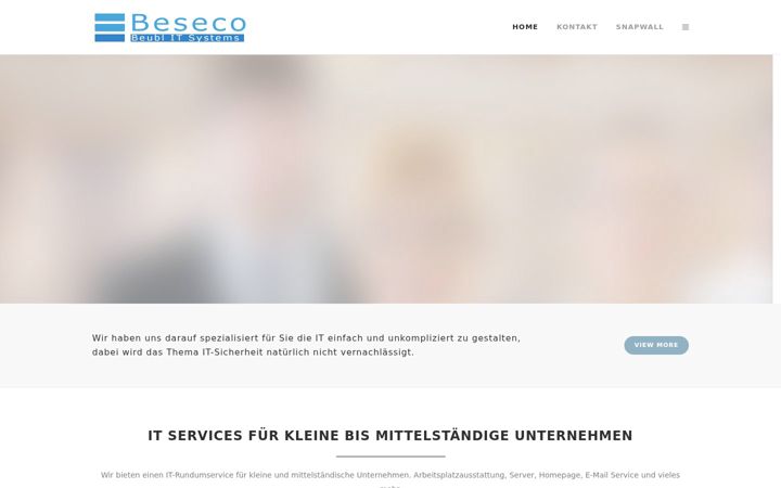 Screenshot of beseco.com