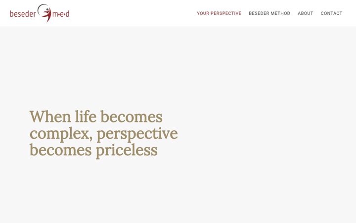 Screenshot of beseder-med.com