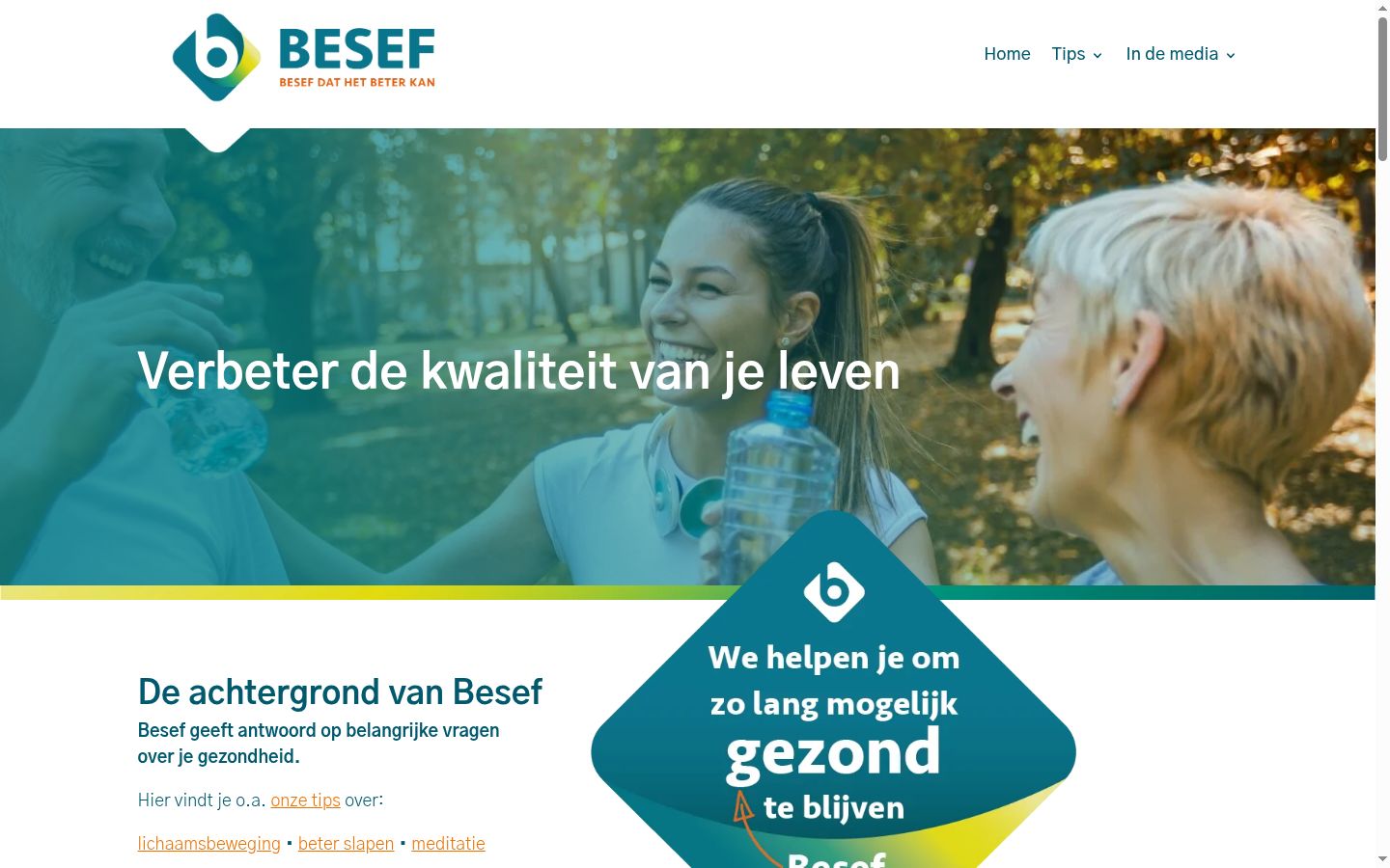 Screenshot van de toestemmingsbanner zoals getoond vóór enige interactie