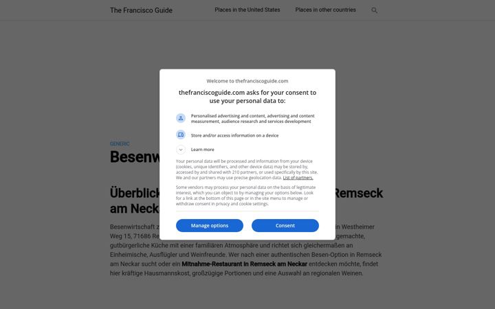 Screenshot of besen-to-go.de
