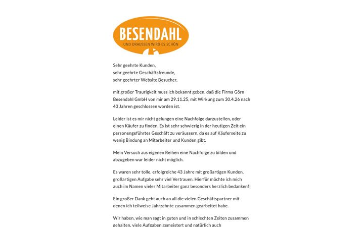 Screenshot of besendahl.org