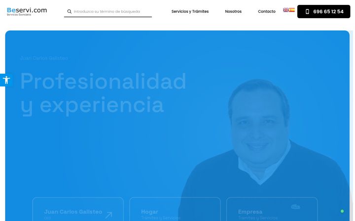 Screenshot of beservi.com