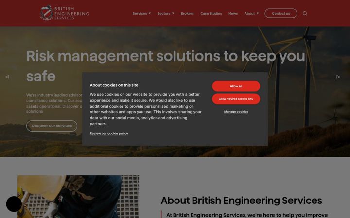 Screenshot of besgroup.com