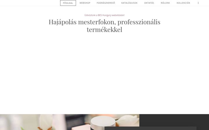 Screenshot του besh.hu