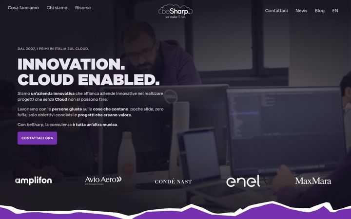 Screenshot of besharp.it