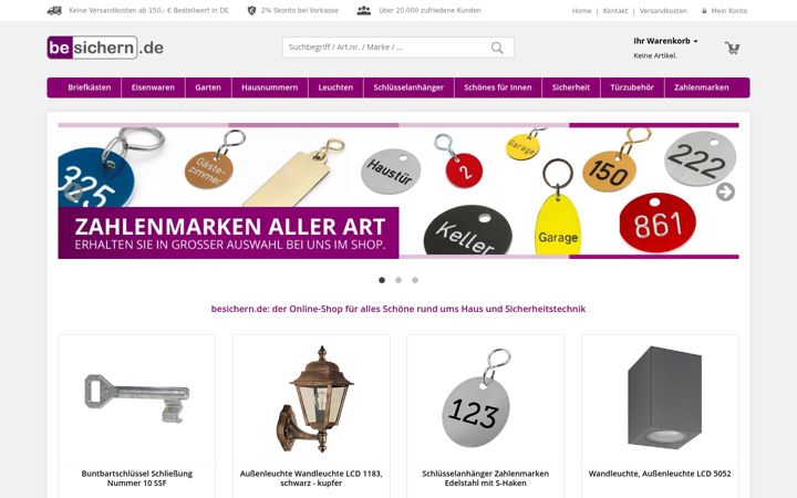 Screenshot of besichern.de