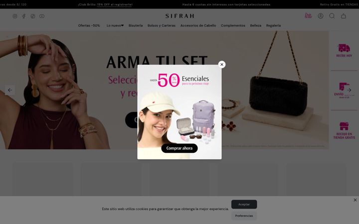 Screenshot of besifrah.com