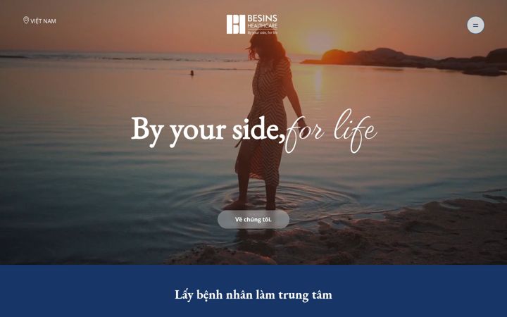 Screenshot of besins-healthcare.com.vn